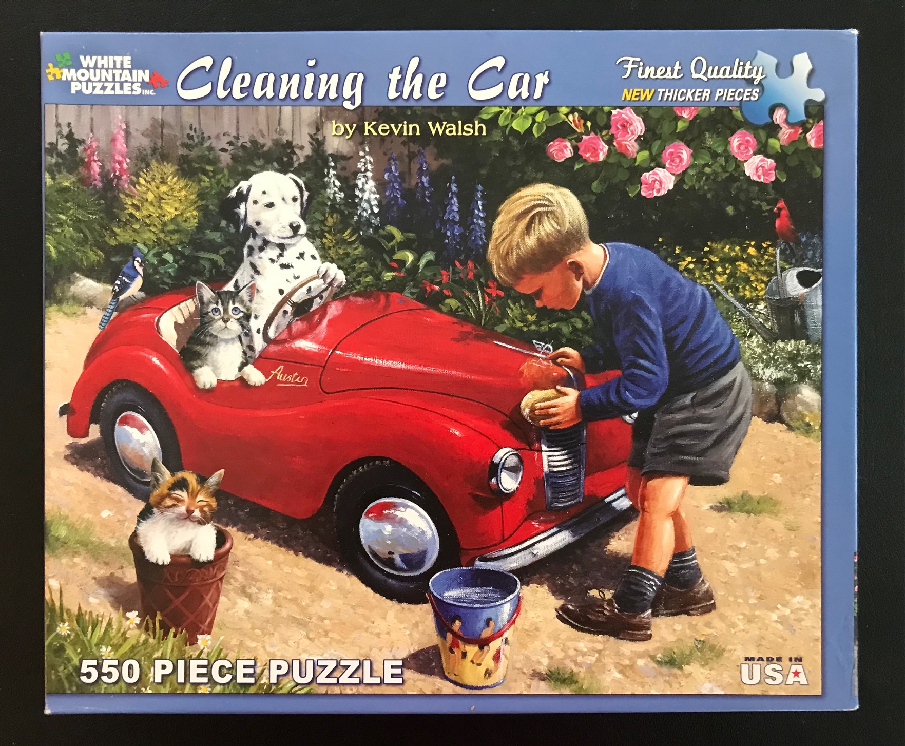 50317 White Mountain 18" x 24" Kevin Walsh Cleaning the Car