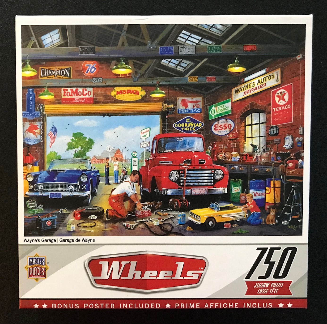 70121 MasterPieces Wheels 24" x 18" Derek Roberts Wayne's