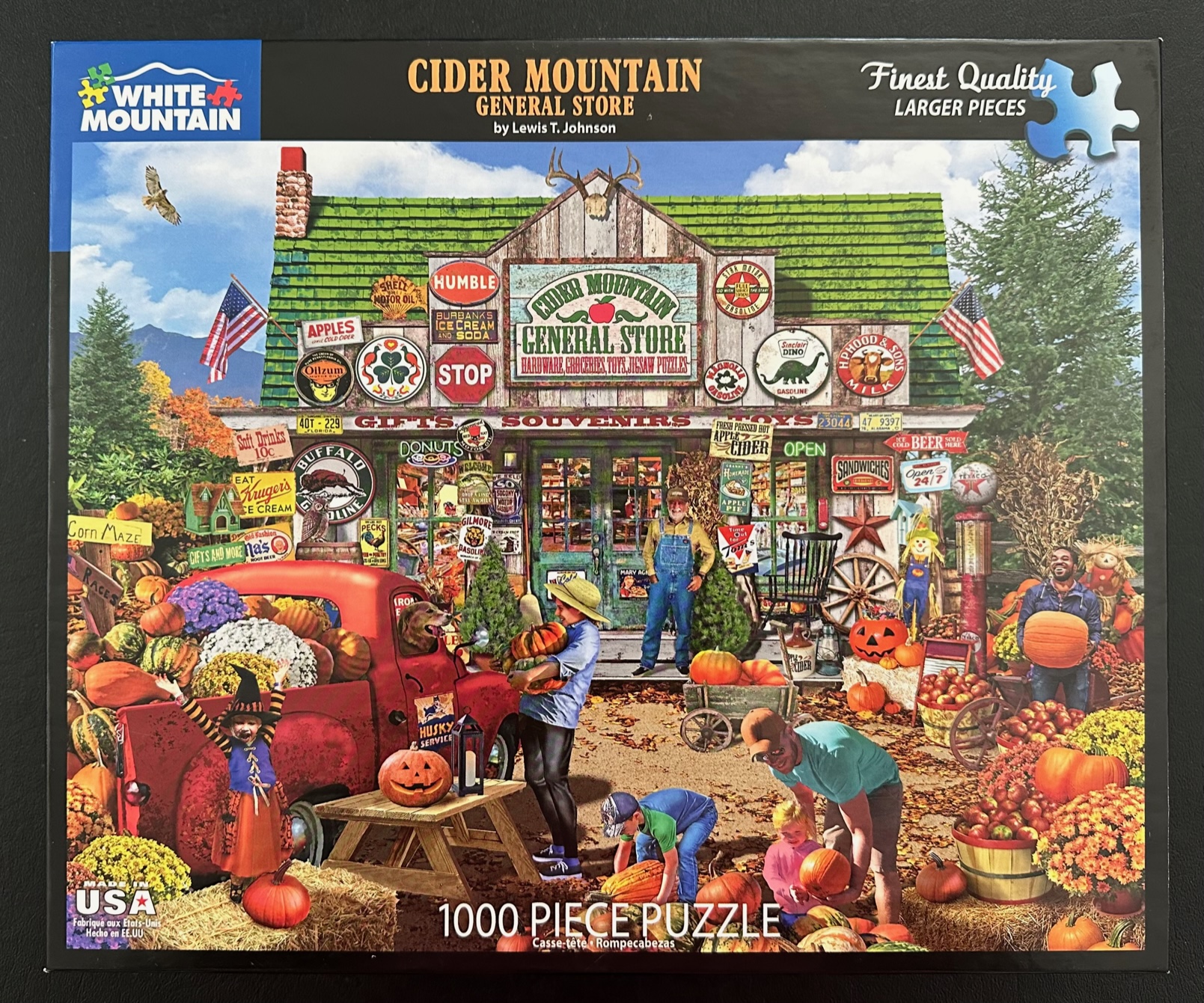 10150 White Mountain 24" x 30" Lewis T. Johnson Cider Mountain General Store 1000