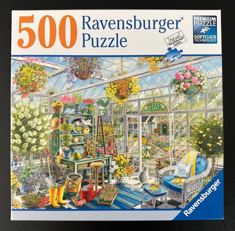 Greenhouse Heaven, Ravensburger, 500pc : r/Jigsawpuzzles