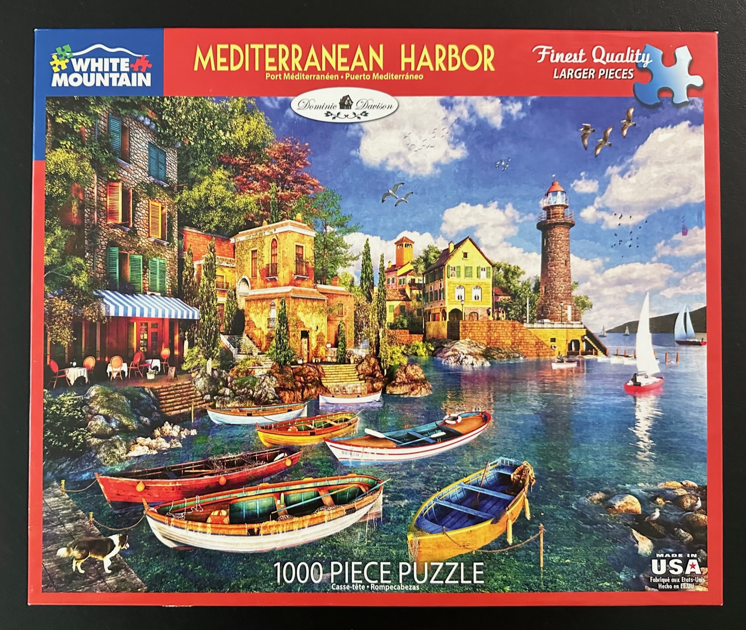 WHITE MOUNTAIN 1000-PIECE Jigsaw Puzzle Potato Chips 24x30