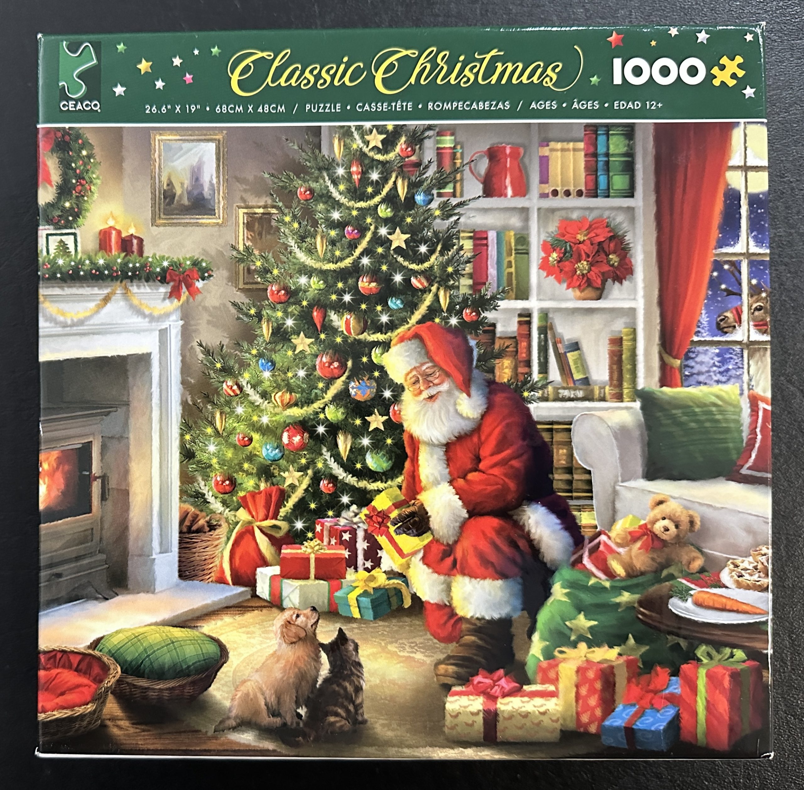 Ceaco Classic Christmas Holiday Shop 1000 Piece Jigsaw Puzzle - Made In USA From Recycled Materials - View #5